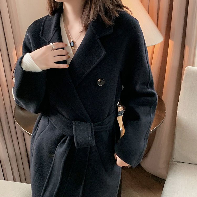 jinran Cotton Padded Autumn Winter New Classic Camel Wool Coat Loose Fashion Joker Temperament Woolen Coat Coats and Jackets Women