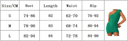 jinran Women Y2K Crochet Knitted Dress One Shouder Hollow Out Backless Bodycon Mini Sweater Dress Cutout Summer Beach Dress Streetwear