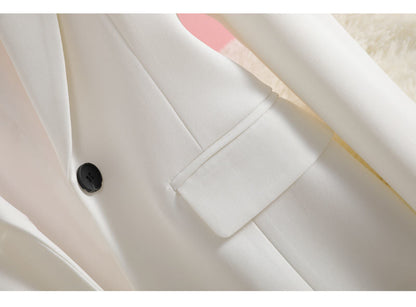 jinran White Suit Jacket 2022 Spring and Autumn New Casual Suit Jacket Female Blazer Women Blazer Woman Jacket Women Blazers for Women