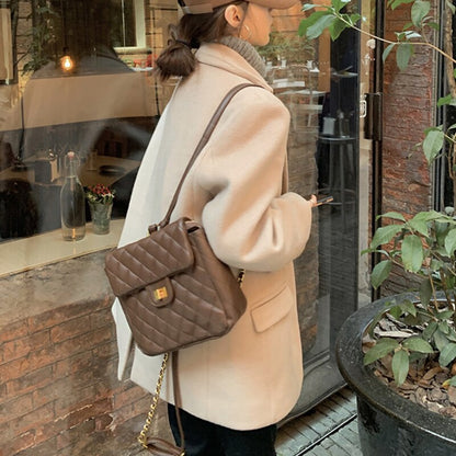 jinran Autumn Warm Wool Tailored Coats Women Loose Apricot Solid Suit Jackets Patchwork Long Sleeves Outwear Korean Fashion New