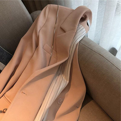 jinran Women's 2022 Spring Autumn Suit Coats Office Lady Solid Working Jacket Korean Fashion Elegant Clothing Female New Streetwear