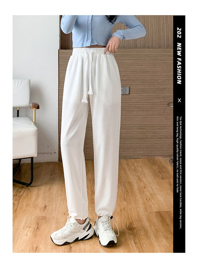 jinran Female New Korean Fashion Wide Leg Pants Women'S Loose In Spring And Autumn, Showing The Trend Of Little Chap Sportswear Lady