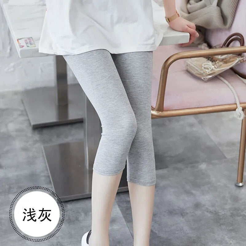 jinran Leggings for Women High Elasticity Plus size Female Casual Solid Color Autumn Modal Summer Trousers Ladies Legging