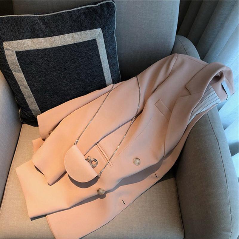 jinran Women's 2022 Spring Autumn Suit Coats Office Lady Solid Working Jacket Korean Fashion Elegant Clothing Female New Streetwear