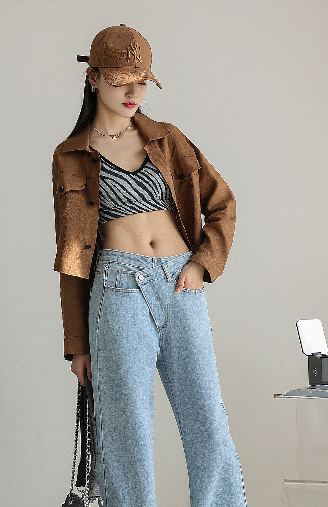 jinran Casual Spring New Turn-down Collar Linen Short Women Jackets 2022 Simple Solid Color All Match Button Female Coats