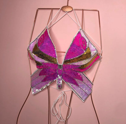 jinran 2024 TAO BUTTERFLY SEQUIN TOP