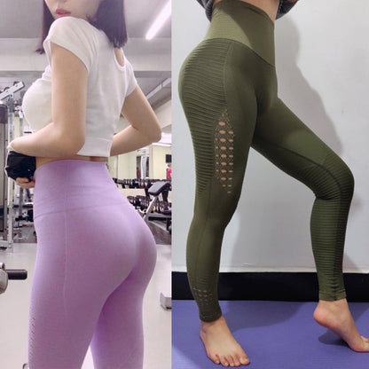 jinran New Push Up Seamless High Waist Leggings Women Workout Mesh Breathable Fitness Clothing Training Pants Female Dropship