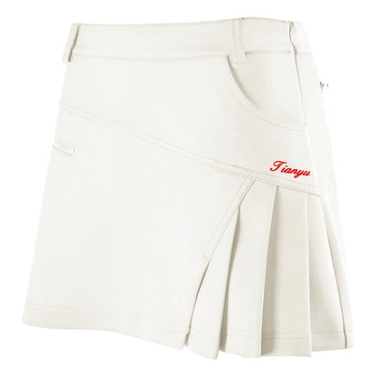 jinran Summer Women&#39;s Short Skirt Pleated Golf Skirt Casual Outdoor Sports Girls Skirt Slim Fit Badminton Tennis Skorts XS-XXL Choose