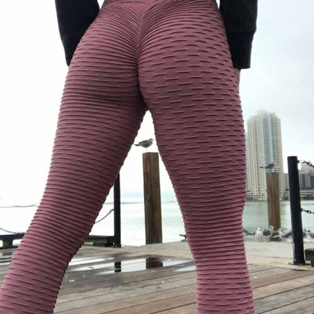 jinran 2022 New Bumps Style Leggings Put Hip Fold Elastic High Waist Legging Breathable Slim Pants