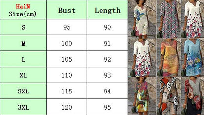 jinran Women 2021 Loose Spring Vintage Ruffles Befree Dress Large Big Printed Summer Boho Casual Party Elegant Dresses Plus Sizes