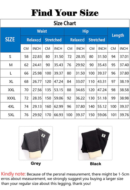 jinran Winter Women&#39;s Leggings Plus Size Leggings 4XL 5XL Velvet Warm Pants new High Waist Comfort pants Keep Warm Flexible Leggin