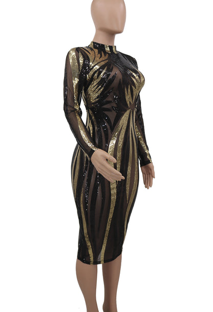 jinran Women&#39;s Clothing Winter Long Sleeve Sequins Bodycon For Sexy Ladies Birthday Club Dress Vestidos Elegantes Para Mujer Outfits