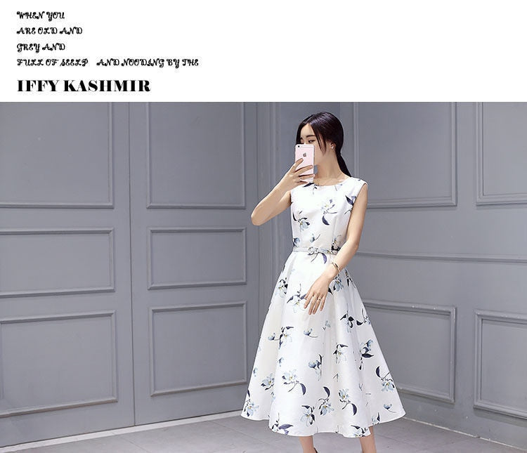 jinran Women&#39;s Chiffon Print Dresses For Women Party Maxi With Waist Down Swing Summer 2021 Casual Female Long Lace Dress Elegant Oodji