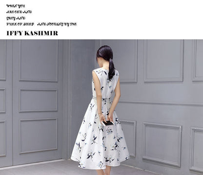 jinran Women&#39;s Chiffon Print Dresses For Women Party Maxi With Waist Down Swing Summer 2021 Casual Female Long Lace Dress Elegant Oodji