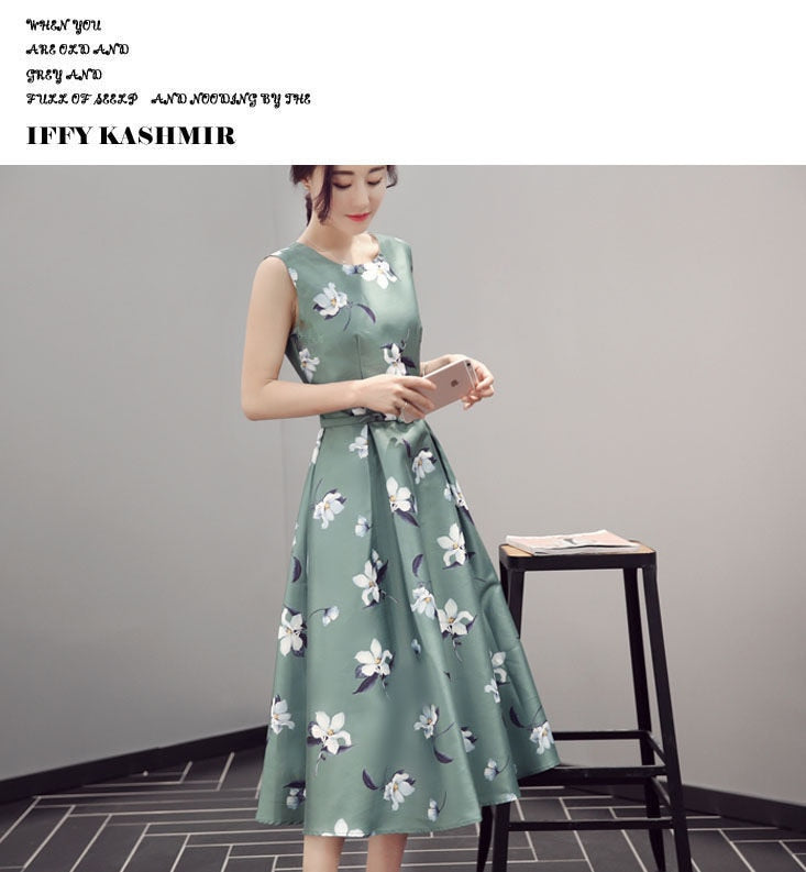 jinran Women&#39;s Chiffon Print Dresses For Women Party Maxi With Waist Down Swing Summer 2021 Casual Female Long Lace Dress Elegant Oodji