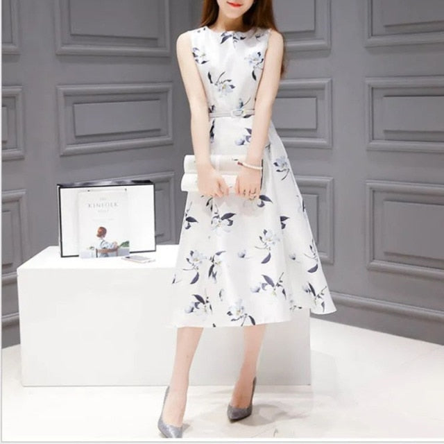 jinran Women&#39;s Chiffon Print Dresses For Women Party Maxi With Waist Down Swing Summer 2021 Casual Female Long Lace Dress Elegant Oodji
