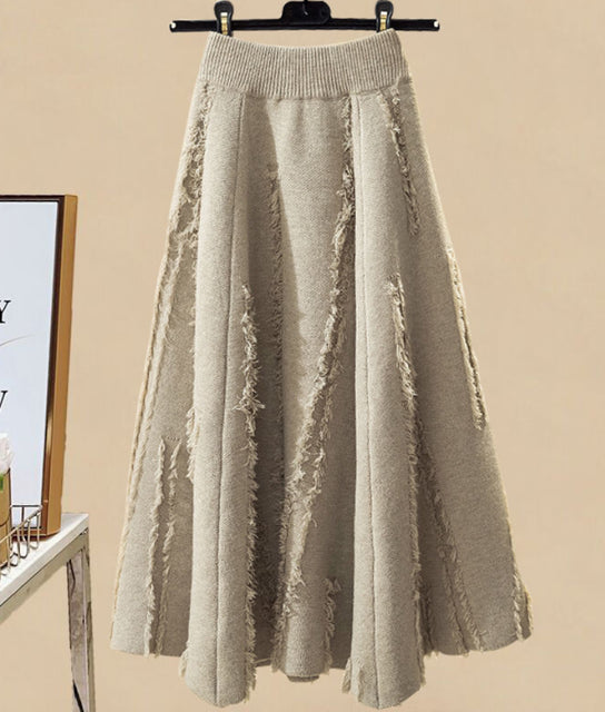 jinran Women&#39;s Knitting Solid Color Pullovers Long Sleeve Sweater Or Slim Skirt Or Suit Autumn Winter Casual Simplicity Dress New