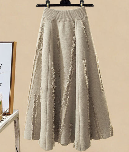 jinran Women&#39;s Knitting Solid Color Pullovers Long Sleeve Sweater Or Slim Skirt Or Suit Autumn Winter Casual Simplicity Dress New