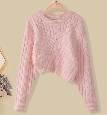 jinran Women&#39;s Knitting Solid Color Pullovers Long Sleeve Sweater Or Slim Skirt Or Suit Autumn Winter Casual Simplicity Dress New