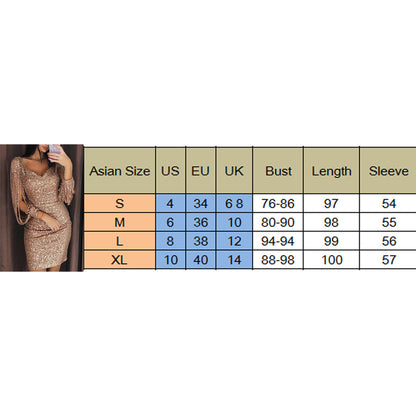 jinran Women Elegant Slim Bodycon Dresses Ladies Sequins Sexy V-Neck Casual Party Dress Stylish Summer Lantern Tassel Sleeve Mini Dress