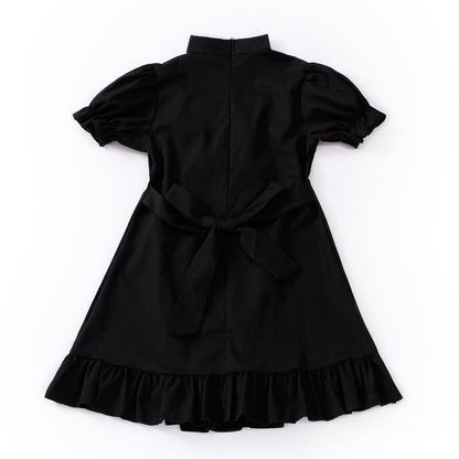jinran Women&#39;s Maid Dress Kawaii Lolita Outfit French Milkmaid Costume Cosplay Bandage Sexy Waitress Dress Puff Sleeve Uniform