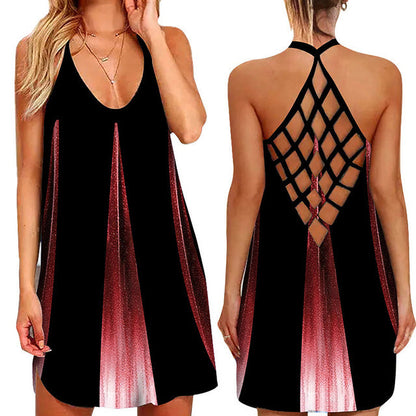 jinran Summer Tank Strap Designer Clothes Backless Casual Evening Party Sexy Women&#39;s Prom One Piece Mini Dress Beach Sundress