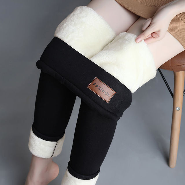 jinran Winter Women&#39;s Leggings Plus Size Leggings 4XL 5XL Velvet Warm Pants new High Waist Comfort pants Keep Warm Flexible Leggin