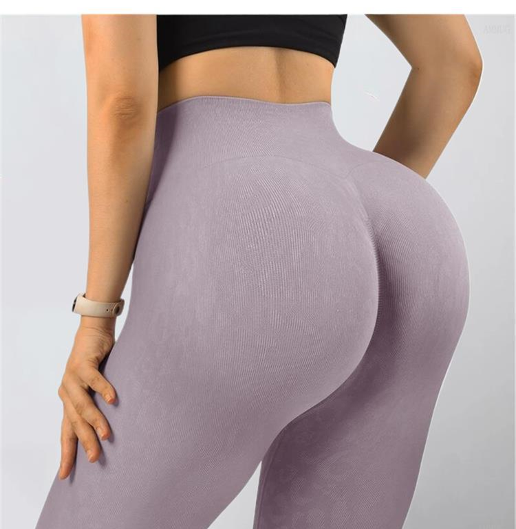 jinran New Women Solid Scrunch Butt Lifting Booty Leggings High Waist Yoga Pant Sportwear Gym Tight Push Up Women Leggings For Fitness