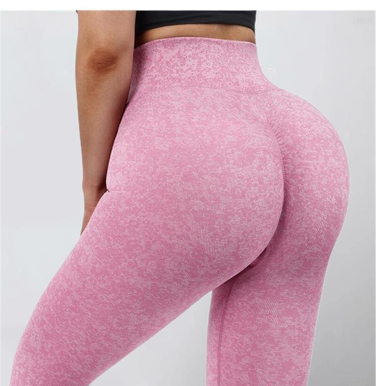 jinran New Women Solid Scrunch Butt Lifting Booty Leggings High Waist Yoga Pant Sportwear Gym Tight Push Up Women Leggings For Fitness